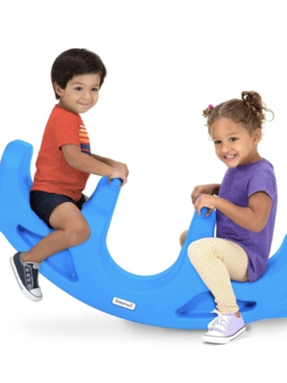 Simplay3 Rock Around Wobble Disk Blue Rocker Toy